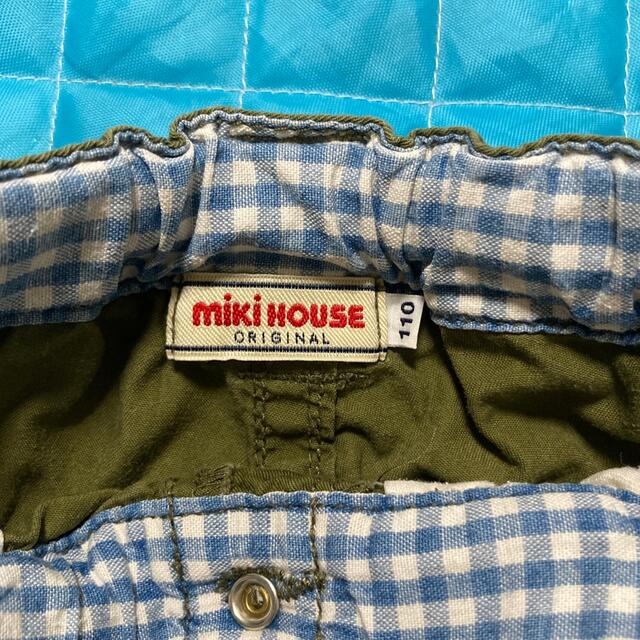 mikihouse(ミキハウス)のミキハウス　プッチーくんパンツ　カーキ　110 キッズ/ベビー/マタニティのキッズ服男の子用(90cm~)(パンツ/スパッツ)の商品写真