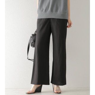 プラージュ(Plage)のplage Linen Bias Relax pants キレイめリネンパンツ1(クロップドパンツ)