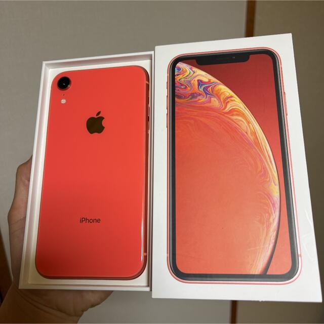 iPhone XR 128GB  SIMフリー　コーラル