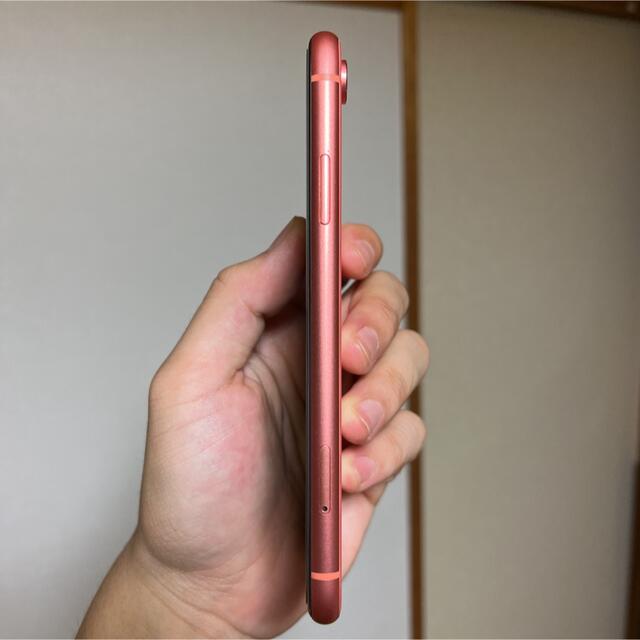 iPhone Xr 128GB Coral SIM フリー 6