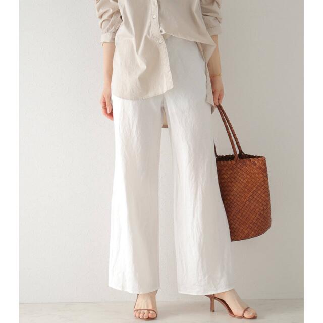 Plage Linen Bias Relax パンツ