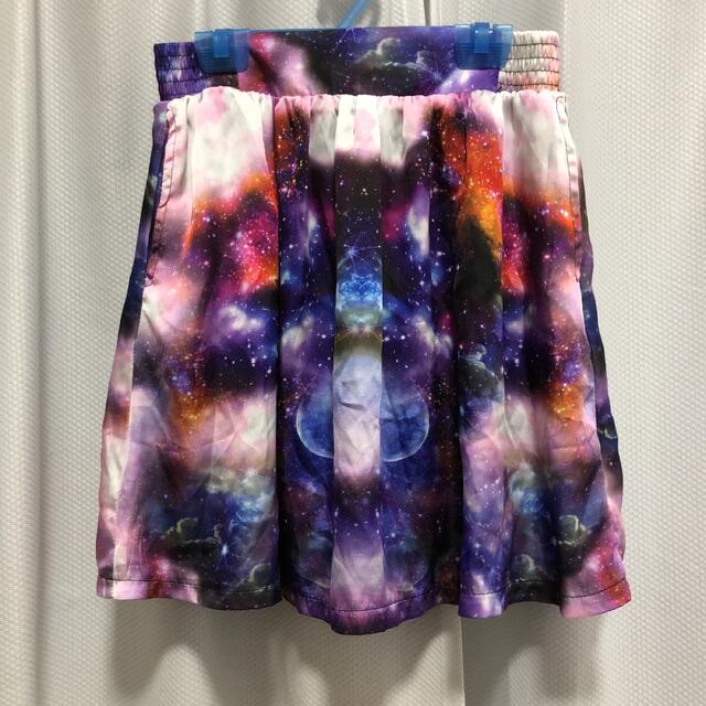 未使用！宇宙柄スカート レディースのスカート(ミニスカート)の商品写真
