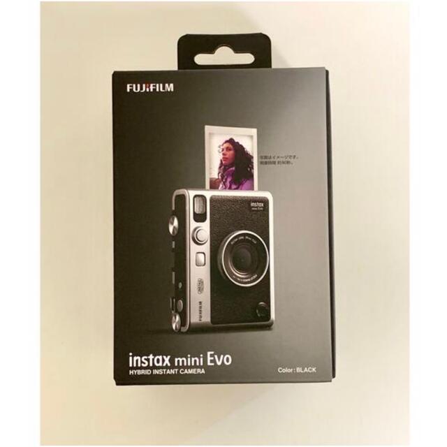 新品未開封　富士フイルム チェキ instax mini Evo ブラック