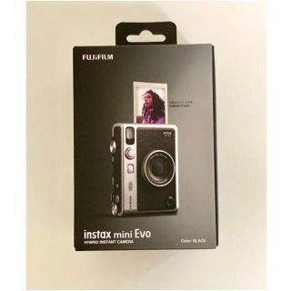 フジフイルム(富士フイルム)の新品未開封　富士フイルム チェキ instax mini Evo ブラック(フィルムカメラ)