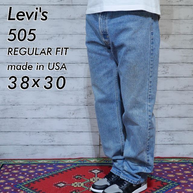 Levi's - 96年 USA製 リーバイス Levi's 505 W38 L30 デニムパンツの ...