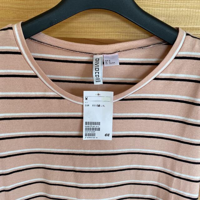 H&M(エイチアンドエム)のDIVIDED by H&M /ボーダートップス Ｍ レディースのトップス(Tシャツ(半袖/袖なし))の商品写真