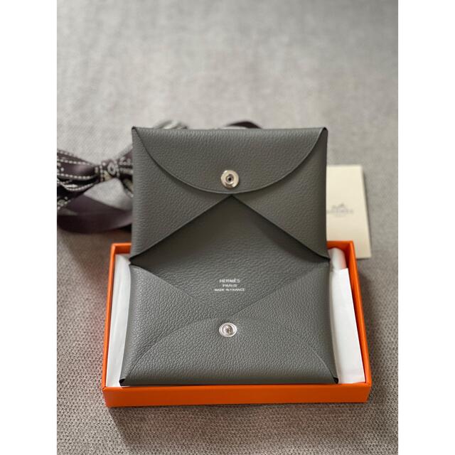 グランドセール Hermes グリメイヤー カードケース カルヴィ 最終