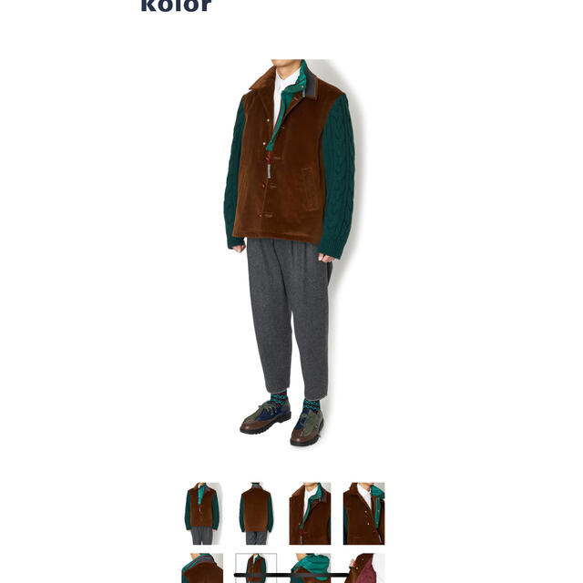 5年保証』 kolor - kolor22awジャケット? ナイロンジャケット