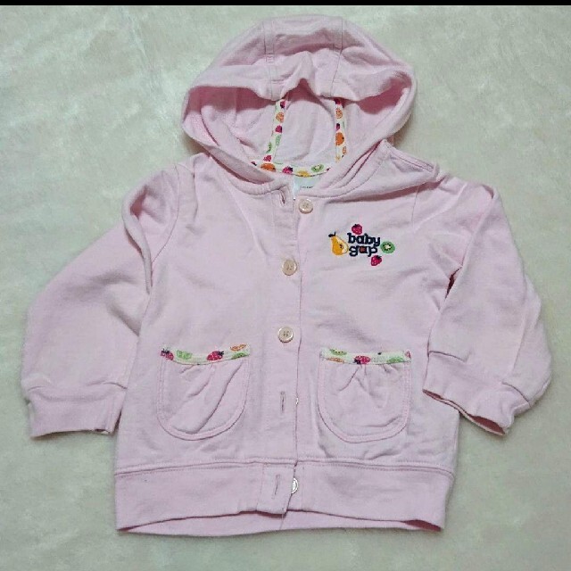 babyGAP(ベビーギャップ)のbabygap ベビーギャップ80 パーカー キッズ/ベビー/マタニティのベビー服(~85cm)(カーディガン/ボレロ)の商品写真