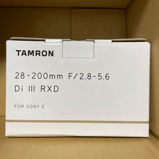 タムロン(TAMRON)のTAMRON 28-200F2.8-5.6 DI III RXD A071 ソニ(その他)