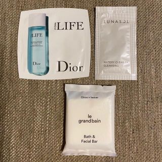 ディオール(Dior)のDior 化粧水・LUNASOL メイク落とし・シェラトンフェイスソープ(サンプル/トライアルキット)