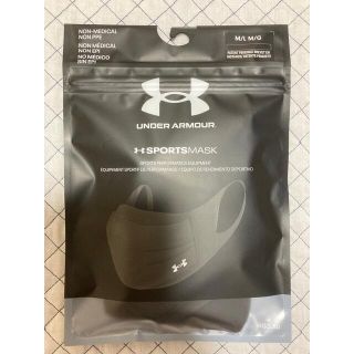 アンダーアーマー(UNDER ARMOUR)のアンダーアーマー　スポーツマスク　ブラック　Mサイズ　未使用未開封(トレーニング用品)