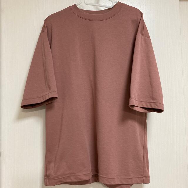 UNIQLO(ユニクロ)のshiii☆様専用　エアリズムコットンオーバーサイズTシャツ L（5分袖） メンズのトップス(Tシャツ/カットソー(半袖/袖なし))の商品写真