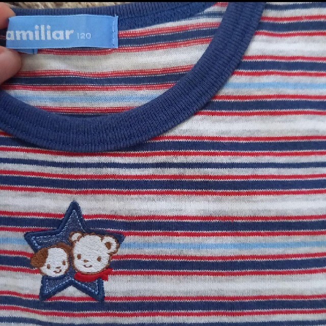 familiar(ファミリア)の美品！familiar　タンクトップ キッズ/ベビー/マタニティのキッズ服男の子用(90cm~)(Tシャツ/カットソー)の商品写真