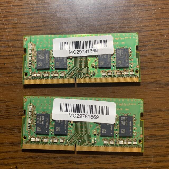 SAMSUNG PC4-2666V-SA1-11 8GB×2枚 メモリー 1