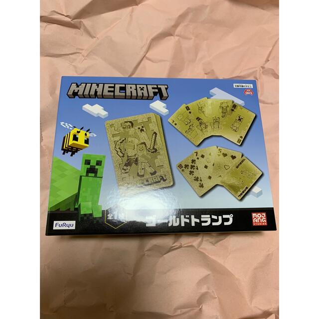 ⚠️中古　マインクラフト　ゴールドトランプ エンタメ/ホビーのテーブルゲーム/ホビー(トランプ/UNO)の商品写真