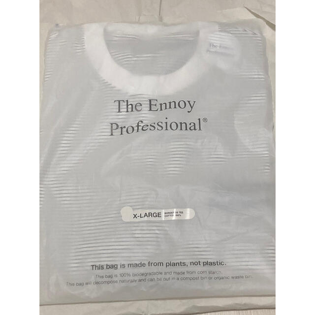 新品未使用 ennoy S/S Border T-Shirt