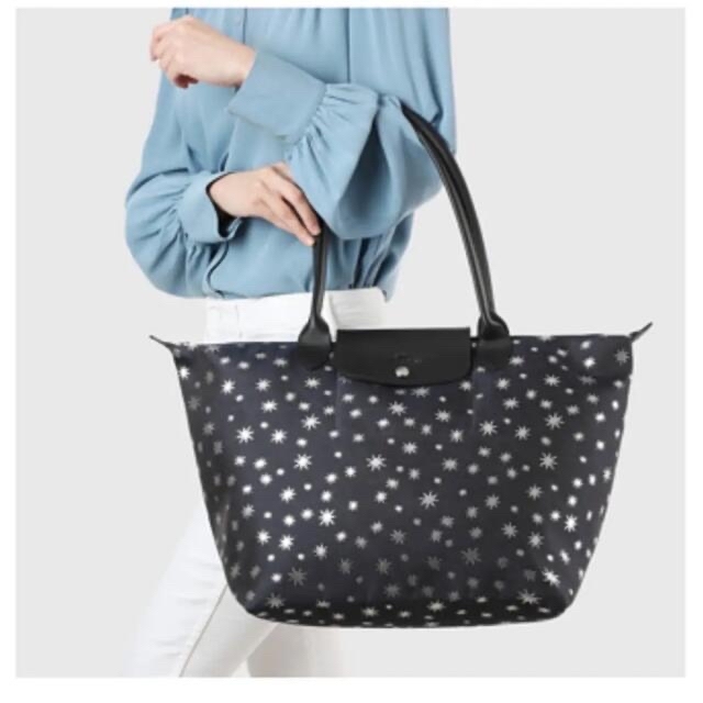 LONGCHAMP - ☆レア ロンシャン 星柄 ル・プリアージュ エトワール L