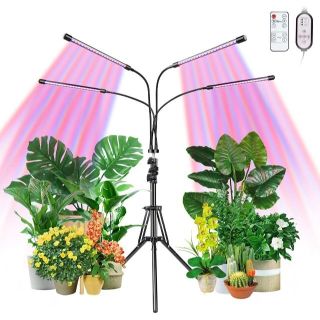 LED植物成長ライト 植物栽培ライト 自動スイッチタイミング機能(フロアスタンド)
