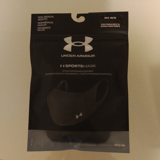 UNDER ARMOUR(アンダーアーマー)のアンダーアーマー　マスク　M/L 未使用 スポーツ/アウトドアのトレーニング/エクササイズ(トレーニング用品)の商品写真