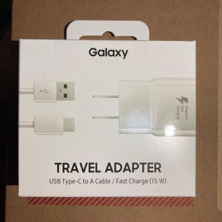 ギャラクシー(Galaxy)のGalaxy 急速充電対応ACアダプタ【純正品】USB Type Cケーブル付き(バッテリー/充電器)