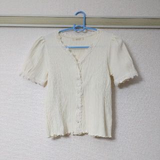 ナイスクラップ(NICE CLAUP)のNICE CLAUP　レースカットソー(カットソー(半袖/袖なし))