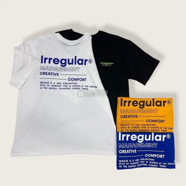 SPINNS(スピンズ)の【新品・未使用】韓国ファッション IrregularロゴTee レディースのトップス(Tシャツ(半袖/袖なし))の商品写真