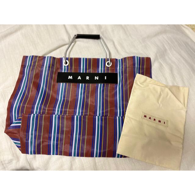 MARNI カフェ トートバッグ ブラウンバッグ