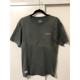 ダブルタップス(W)taps)の【レア】WTAPS ビッグロゴプリントTシャツ カーキ 2 ワンポイント(Tシャツ/カットソー(半袖/袖なし))