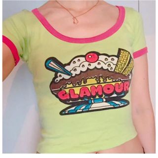 新品未使用タグ付完売品☆ヒステリックグラマー 総柄 Tシャツ チビT