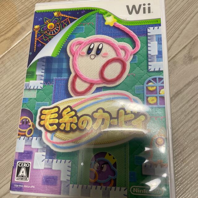 Wii(ウィー)の毛糸のカービィ Wii カービィ エンタメ/ホビーのゲームソフト/ゲーム機本体(家庭用ゲームソフト)の商品写真