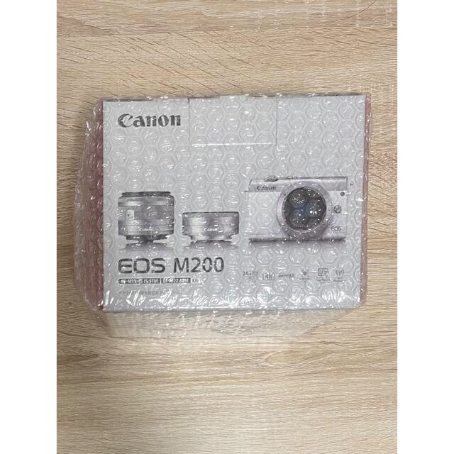 EOS M200 ダブルレンズキット デジタルカメラ EOSM200BK-WLK