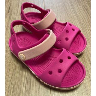 クロックス(crocs)のクロックス キッズ サンダル　C9（16.5cm）(サンダル)