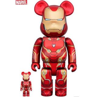 メディコムトイ(MEDICOM TOY)のBE@RBRICK IRON MAN MARK 50 100％ & 400％(ぬいぐるみ)