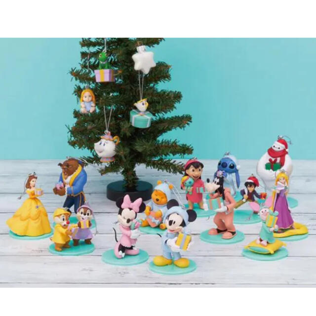 Disney(ディズニー)の「DISNEY クリスマスオーナメント2020」３点セット エンタメ/ホビーのおもちゃ/ぬいぐるみ(キャラクターグッズ)の商品写真