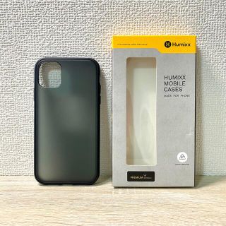 Humixx iPhone11ケース 美品 耐衝撃 マットブラック(iPhoneケース)