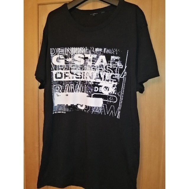 G-STAR RAW(ジースター)のLサイズ　G-STAR RAW　プリントTシャツ　ブラック メンズのトップス(Tシャツ/カットソー(半袖/袖なし))の商品写真