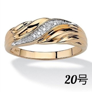 【SALE】リング メンズ ゴールド アクセサリー レディース 指輪 20号(リング(指輪))