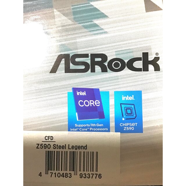 最高の品質の 3個 ASRock Steel Legend Z590 Z590 Steel Legend マザーボード ASRock 
