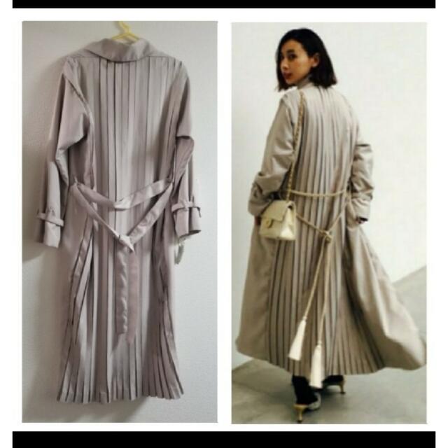 値下げしました】Ameri Vintage プリーツトレンチコート-