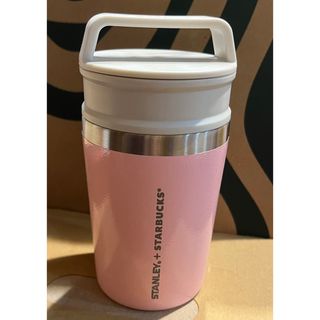 スターバックスコーヒー(Starbucks Coffee)のスタバ　ステンレスボトルSTANLEYベイビーピンク　2021年(その他)