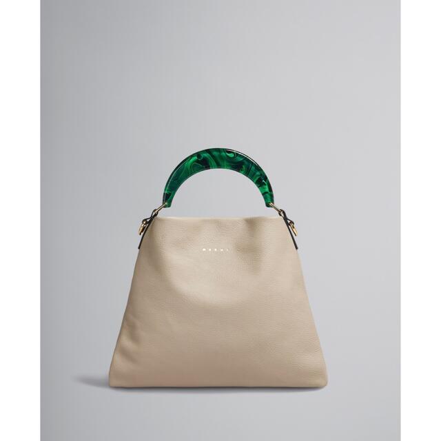 MARNI marni マルニ　ベージュ　レザー製VENICEスモールバッグ