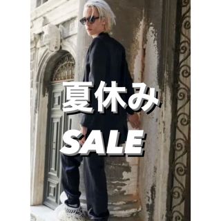 Saint Laurent - サンローラン スウェットパンツ (シルク&ウールサテン