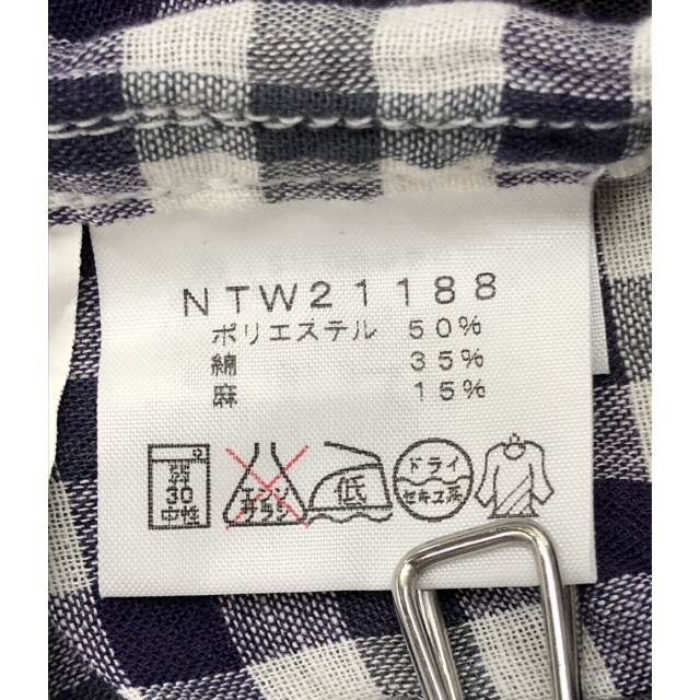 THE NORTH FACE(ザノースフェイス)の美品 ザノースフェイス 長袖シャツ チェック柄 レディース L レディースのトップス(シャツ/ブラウス(長袖/七分))の商品写真