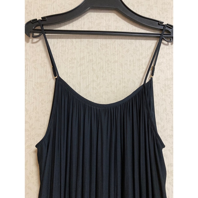 DEUXIEME CLASSE(ドゥーズィエムクラス)の美品　Deuxieme Classe Sun Dress ブラック レディースのワンピース(ロングワンピース/マキシワンピース)の商品写真