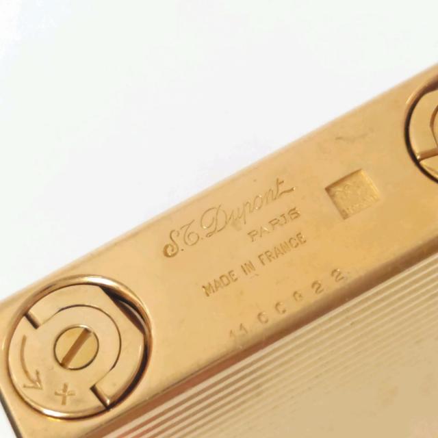 DuPont(デュポン)のデュポン ライター - ゴールド 金属素材 メンズのファッション小物(タバコグッズ)の商品写真