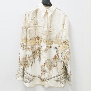 こちらの Hermes - エルメス 長袖シャツブラウス サイズ38 M -の通販