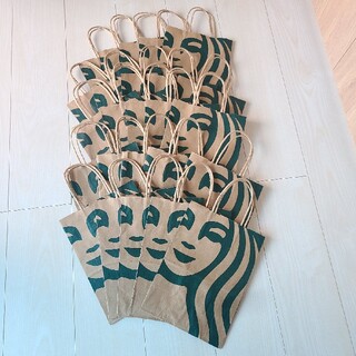 スターバックスコーヒー(Starbucks Coffee)のスターバックス紙袋25枚セット(ショップ袋)