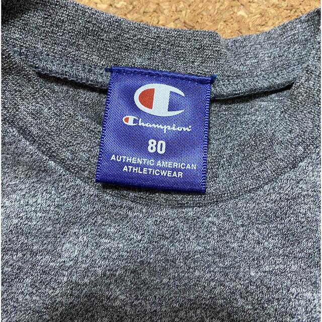 Champion(チャンピオン)のChampion ロンパース 80cm キッズ/ベビー/マタニティのベビー服(~85cm)(ロンパース)の商品写真