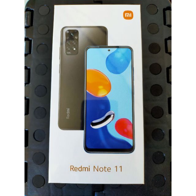 メーカー公式ショップ】 新品未使用 Xiaomi Redmi グラファイトグレー 通販アウトレット半額 Redmi Note 11【レドミノート11】スマートフォン本体 新品未使用 スマートフォン本体